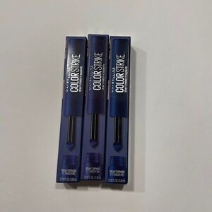 Maybelline Colorstrike Cream to Powder Eyeshadow Pens in Ace Lot of 3
